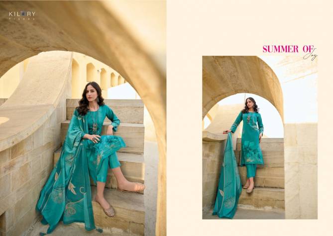 Summer of joy By Kilory Jam Cotton Digital Printed Dress Material Wholesale Shop In Surat
